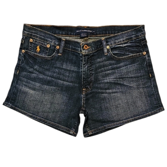 Polo Ralph Lauren Pants - 🏇Ralph Lauren Sport Blue Jean Shorts. Women's Size: Waist 32/12x04 Inseam.